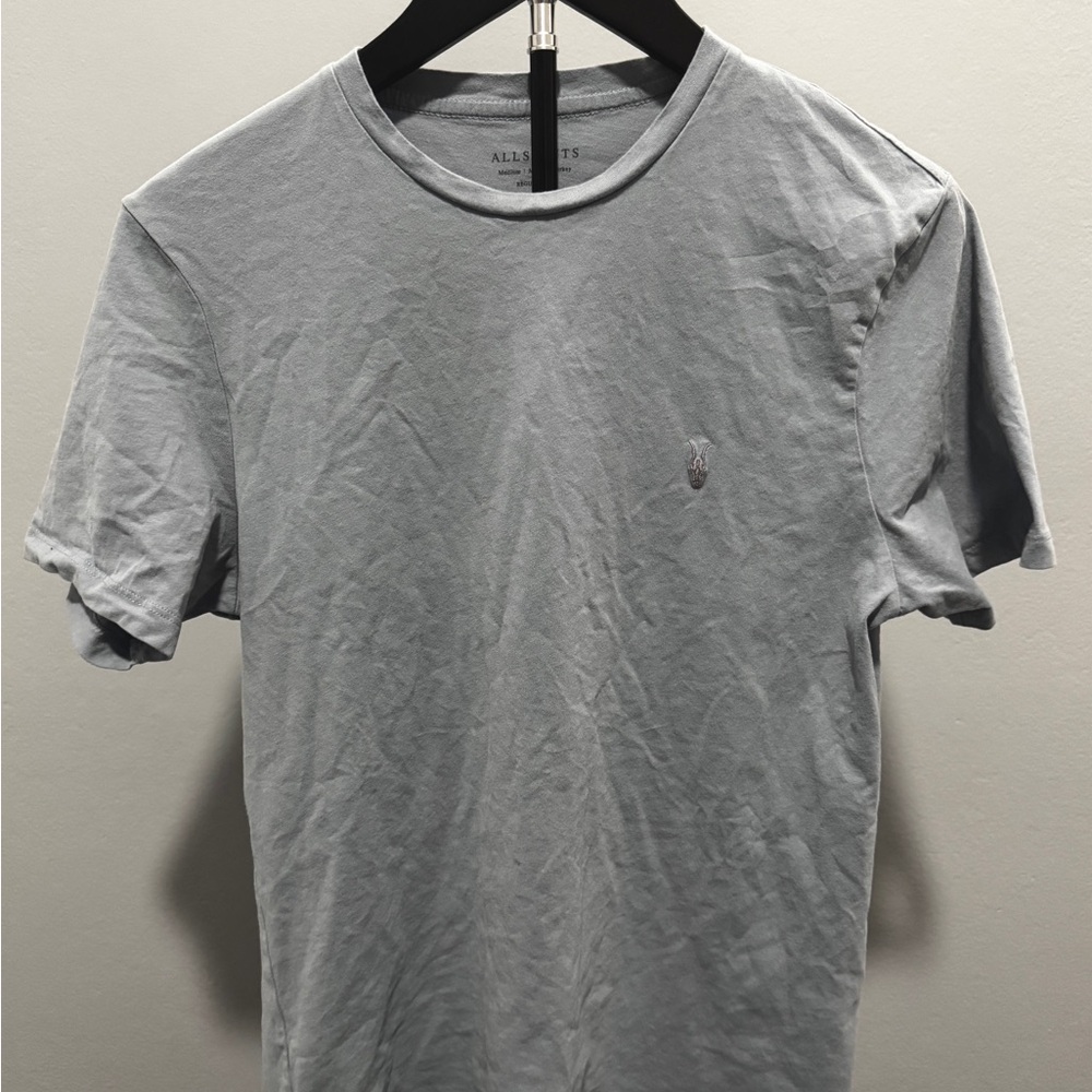 All Saints Light Gray Men's Tee